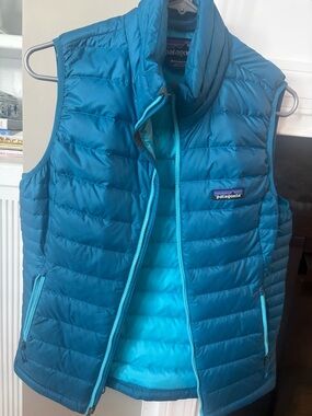 Patagonia Bright Teal and Aqua Insulated Vest